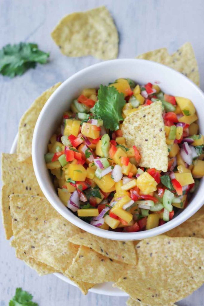 Mango Salsa with Chips