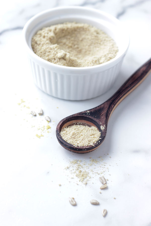 Parmesan Cheese on White Background