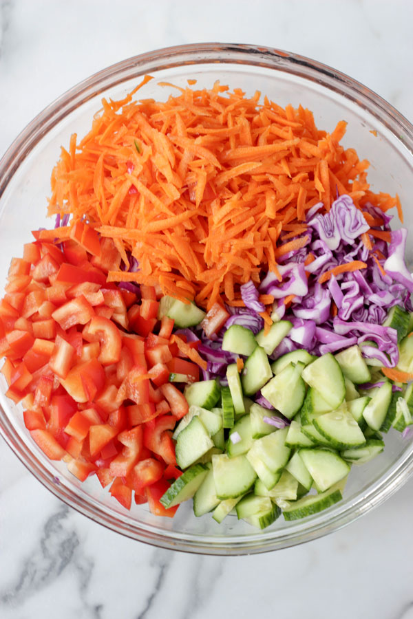 Asian slaw ingredients