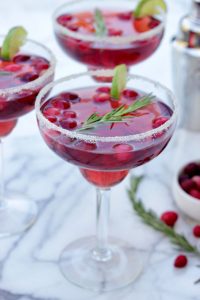 Cranberry Margarita for the holidays