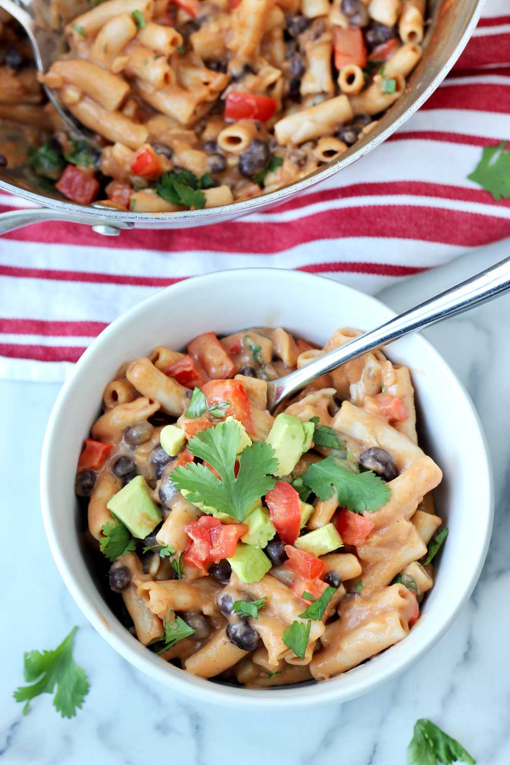 One-Pot Creamy Taco Pasta with Black Beans