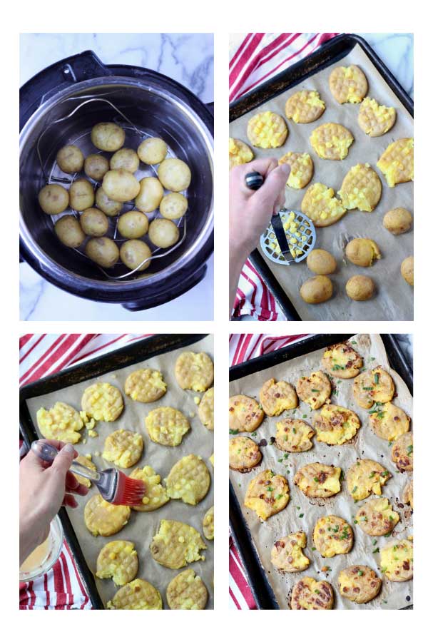 Garlic Smashed Potatoes step-by-step