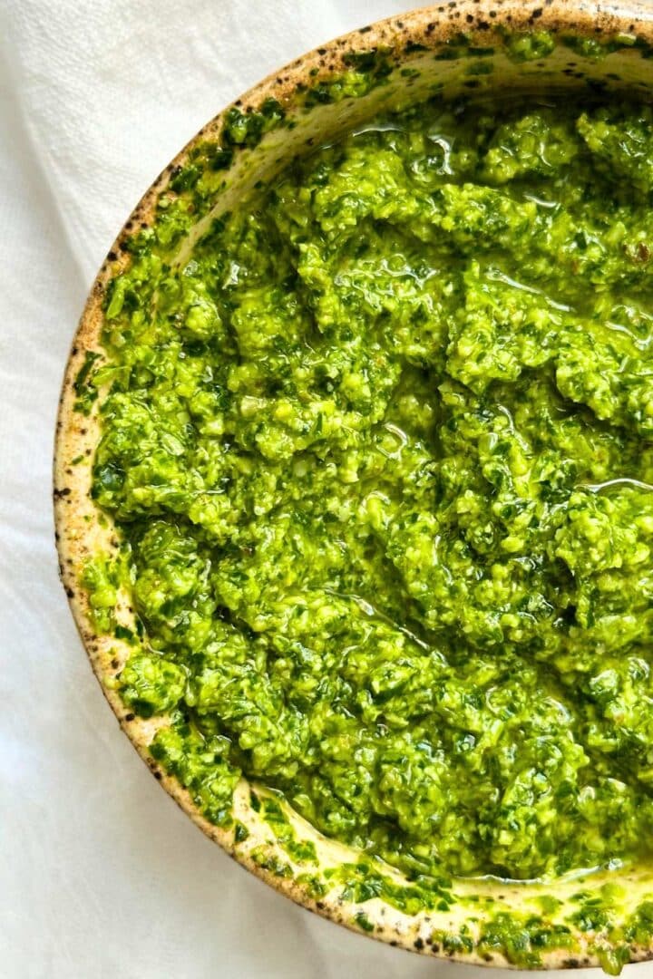 Vegan Arugula Pesto - Alternative Dish