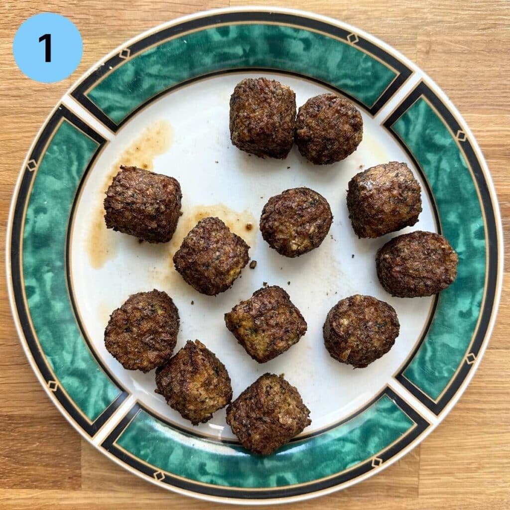 Vegan Meatball Mummies - Alternative Dish